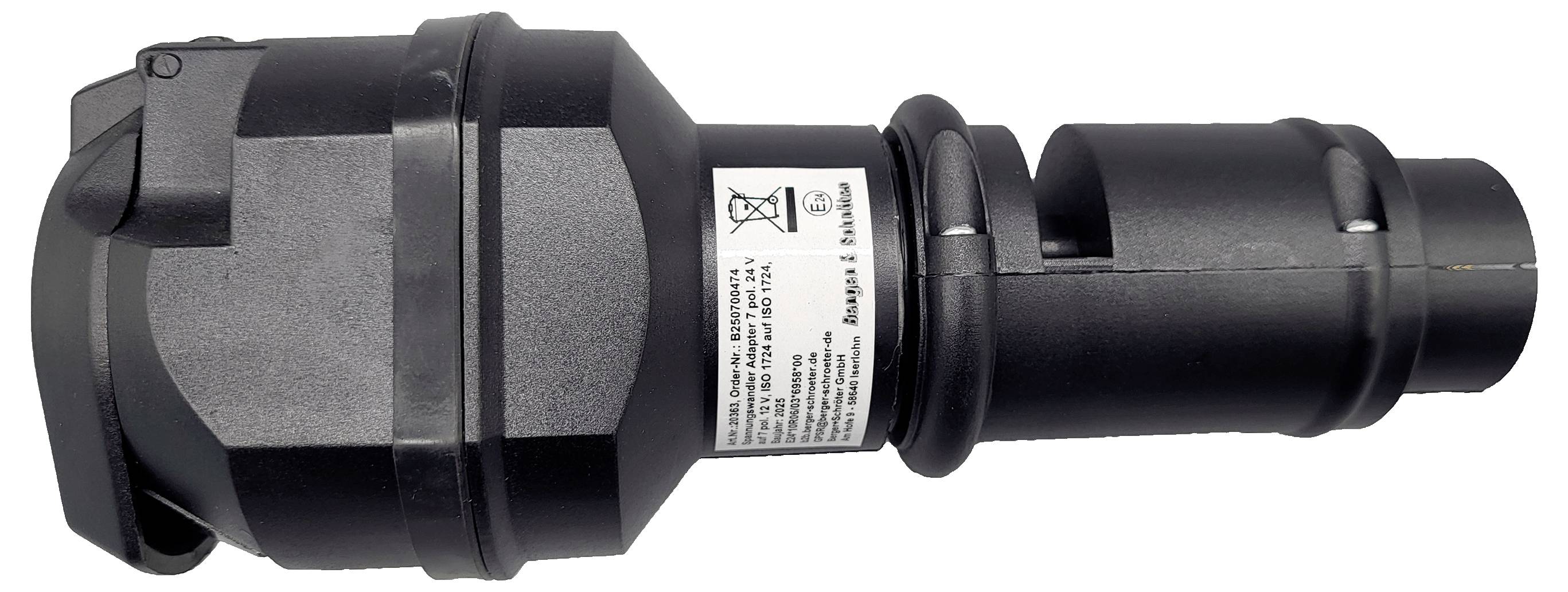 Berger & Schröter Spannungsreduzierer Anhänger-Steckdose 7polig Typ S