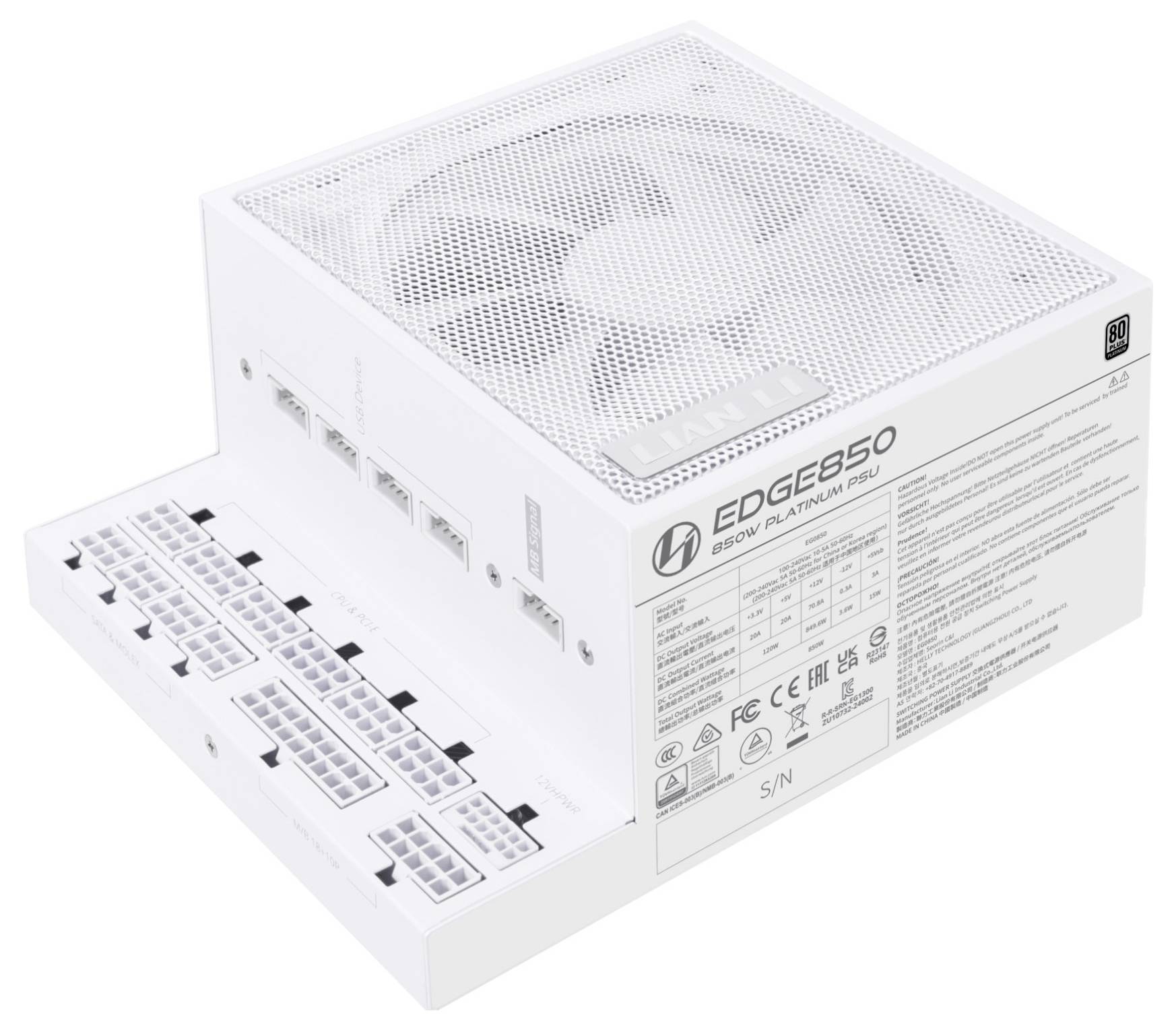 Lian Li PC Netzteil 850W 80PLUS® Platinum