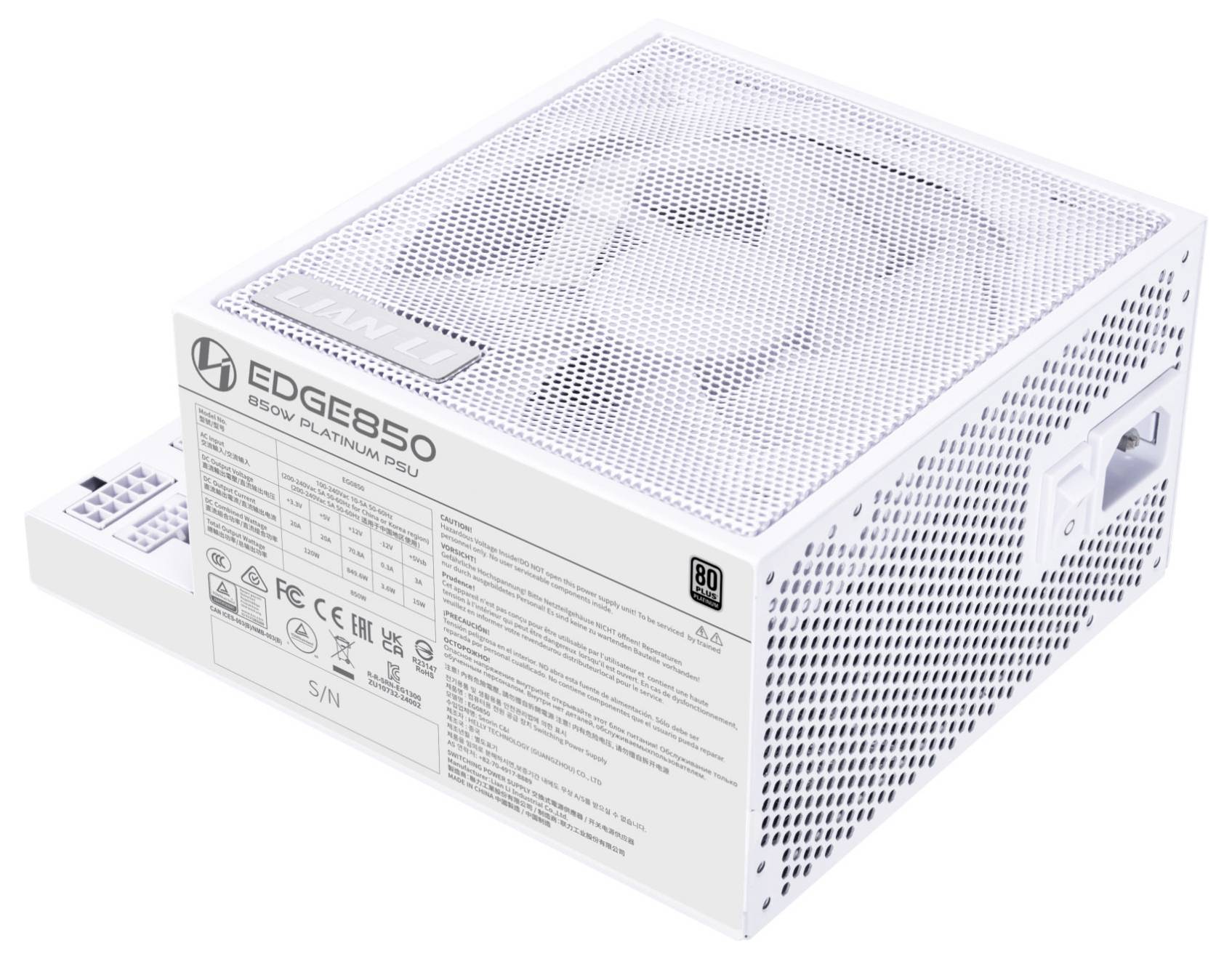 Lian Li PC Netzteil 850W 80PLUS® Platinum