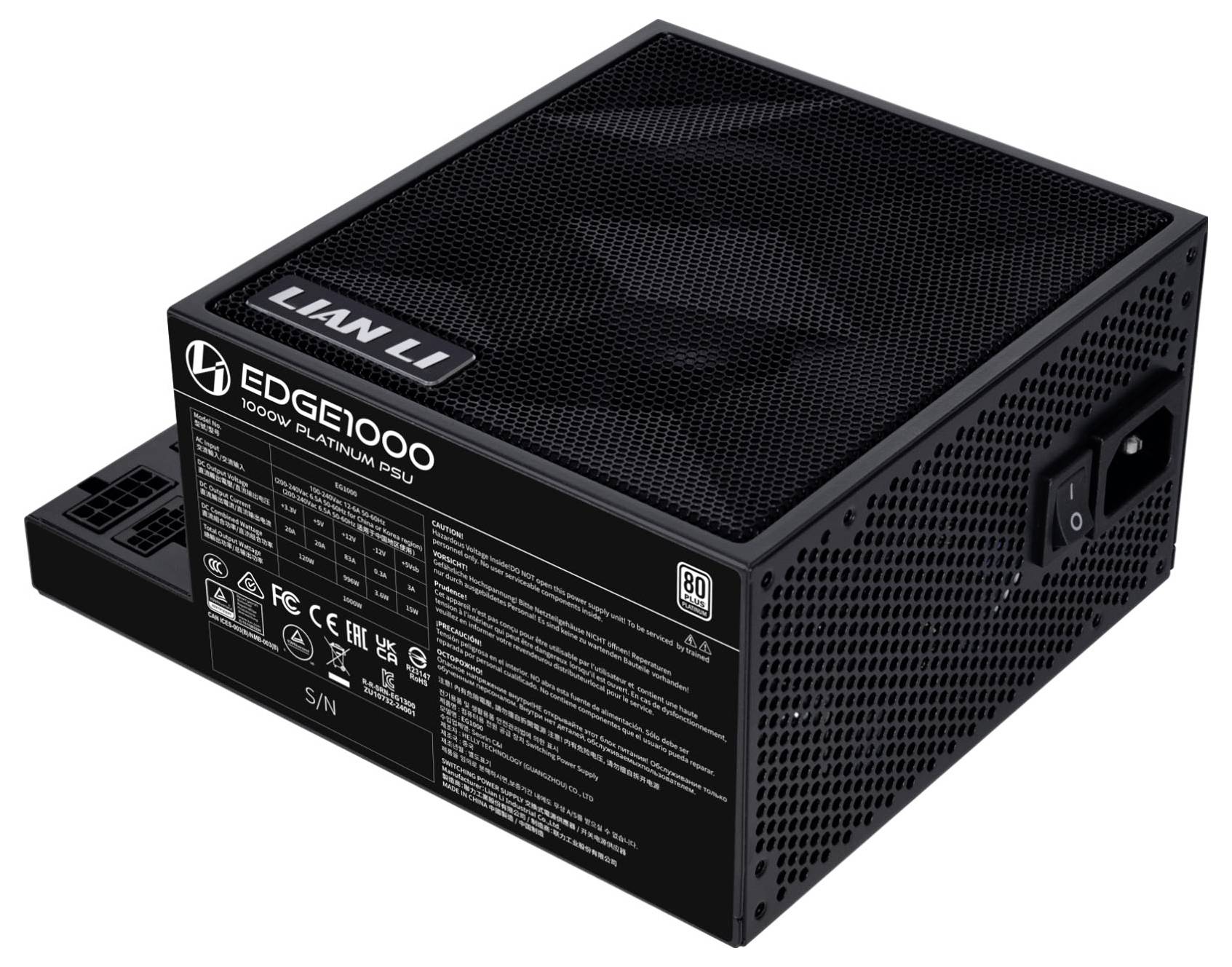 Lian Li PC Netzteil 1000 W 80PLUS® Platinum