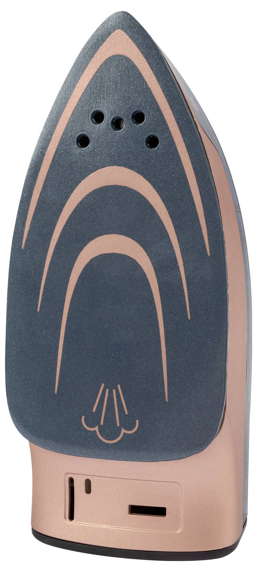 Profi-Care PC-DB 3125 blau-rosé Reisebügeleisen Blau, Roségold