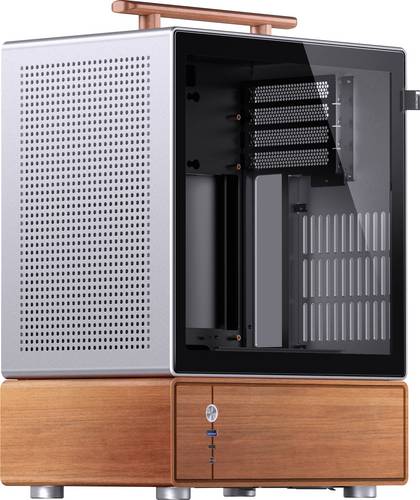 Jonsbo T7 Midi-Tower PC-Gehäuse, Gehäuse, Gaming-Gehäuse Silber