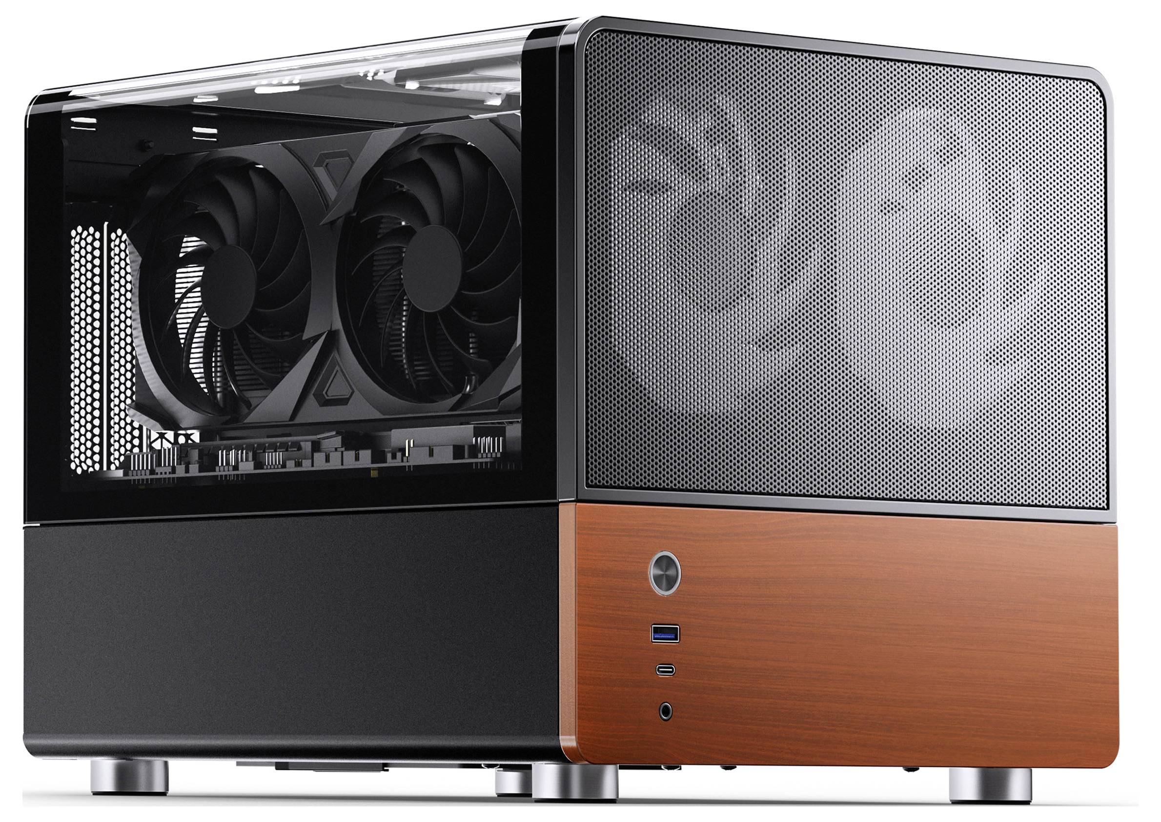 Jonsbo Mini-Tower PC-Gehäuse, Gehäuse, Gaming-Gehäuse Schwarz