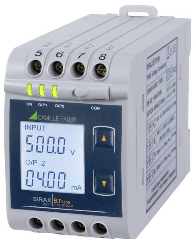 Camille Bauer SIRAX BT5100 Messumformer für Wechselspannung, RS485, LCD-Display