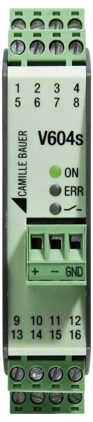 Camille Bauer SINEAX V604s 193321 Messumformer 1St.