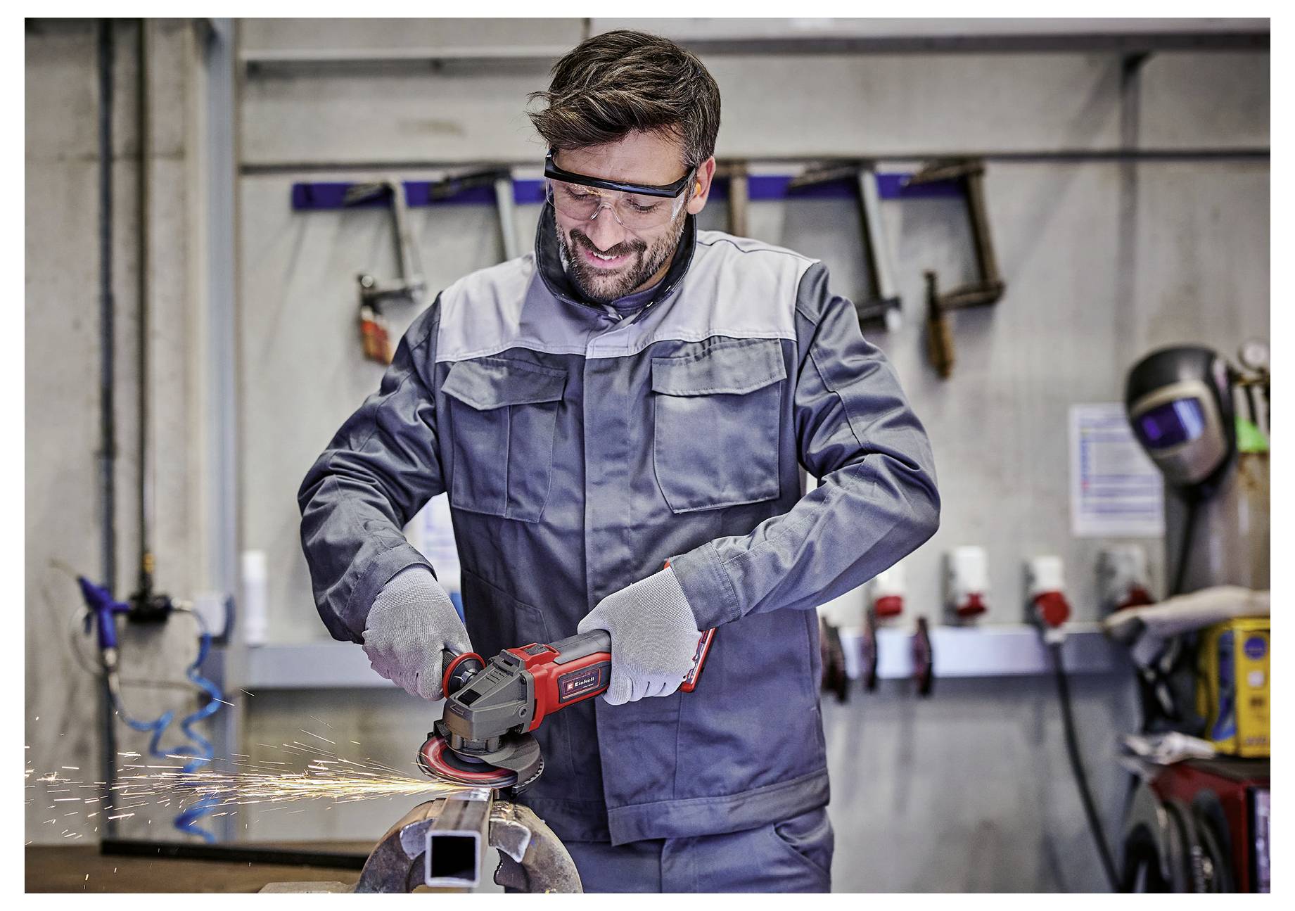 Einhell TE-AG 18/125-2 Li - Solo 4431168 Akku-Winkelschleifer 125mm ohne Akku, ohne Ladegerät 2.5Ah