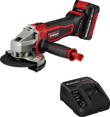 Einhell TE-AG 18/125-2 Li (1x4,0 Ah) 4431190 Akku-Winkelschleifer 125 mm inkl. Akku, inkl. Ladegerä