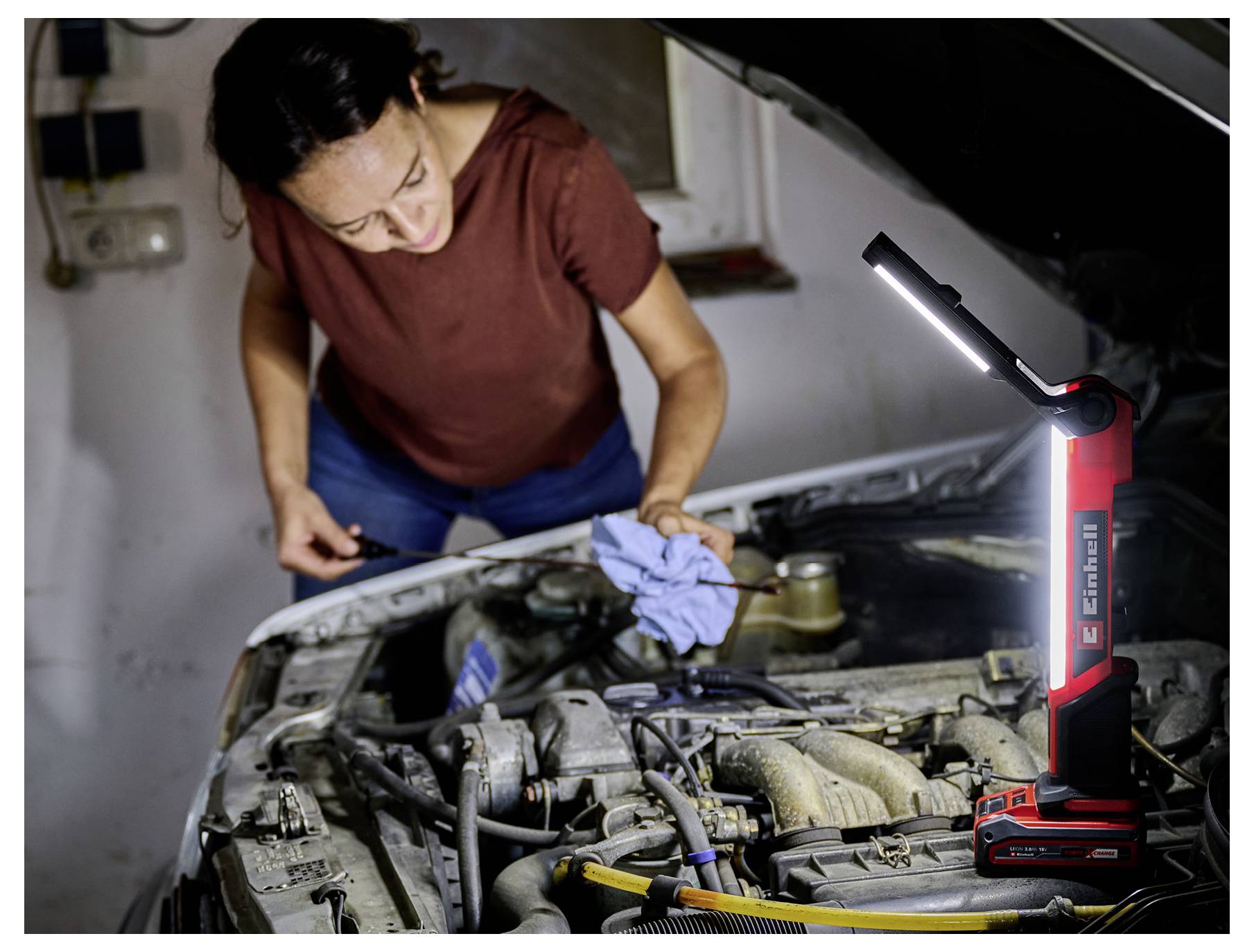 Einhell Akkubetriebenes LED-Leuchtmittel Arbeitsleuchte TE-CL 18/1000 S Li - Solo 1000lm 4514180