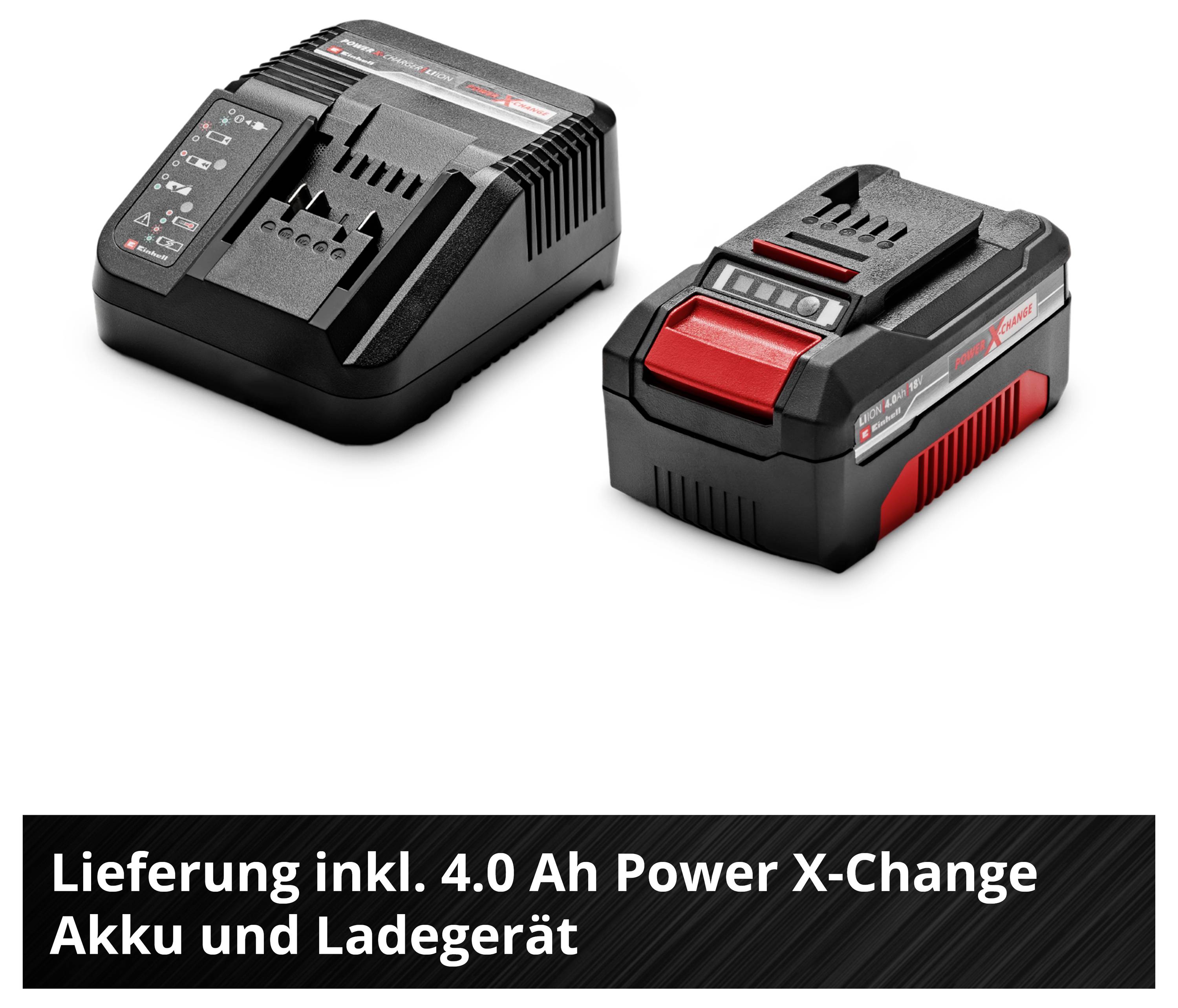 Nahaufnahme einer Hand, die die ECO/BOOST-Taste an einem roten Gerät drückt. Text: 'ECO-/BOOST-Modus für maximale Akku-Laufzeit oder höchste Saugleistung'.