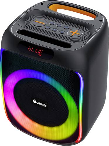 Denver BPS-165 Bluetooth® Lautsprecher AUX, SD, USB Schwarz