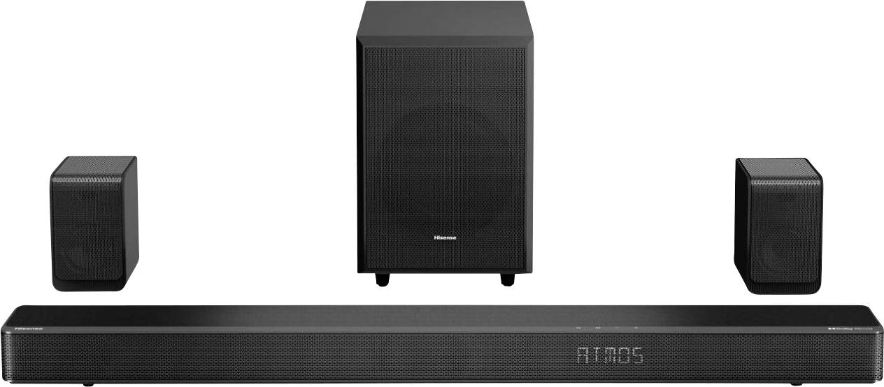 Hisense AX5125H Soundbar Schwarz inkl. kabellosem Subwoofer, USB, Bluetooth®
