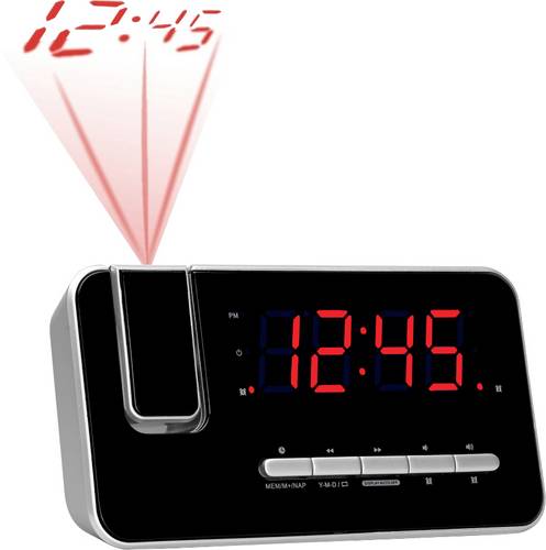 Denver CRP-618 Radiowecker FM UKW Weckfunktion Schwarz