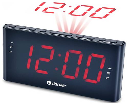 Denver CPR-710 Radiowecker FM UKW Weckfunktion Schwarz