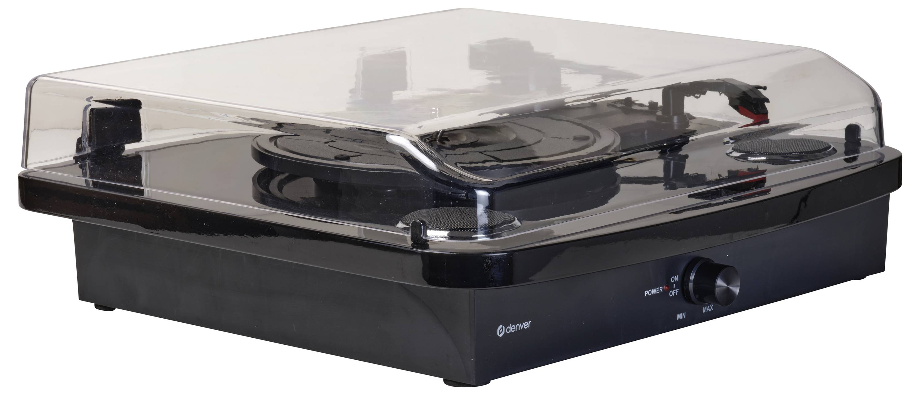 Denver VPL-230B Plattenspieler Riemenantrieb Schwarz