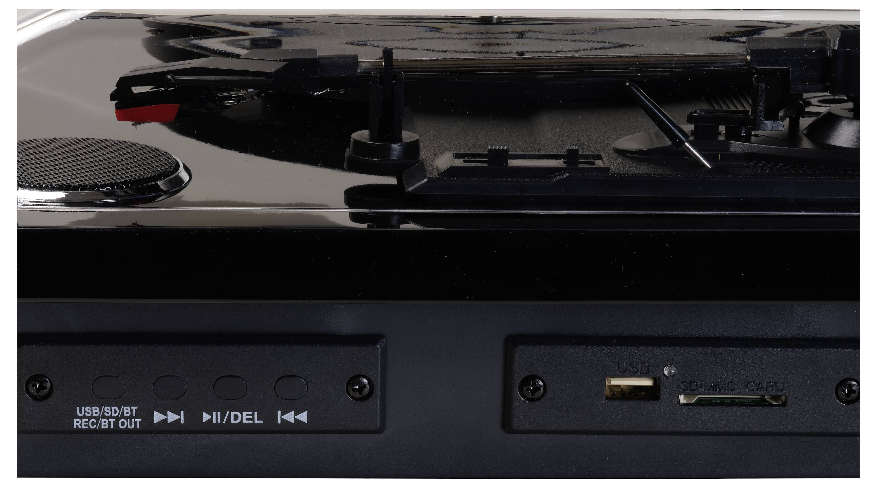 Denver VPL-230B Plattenspieler Riemenantrieb Schwarz