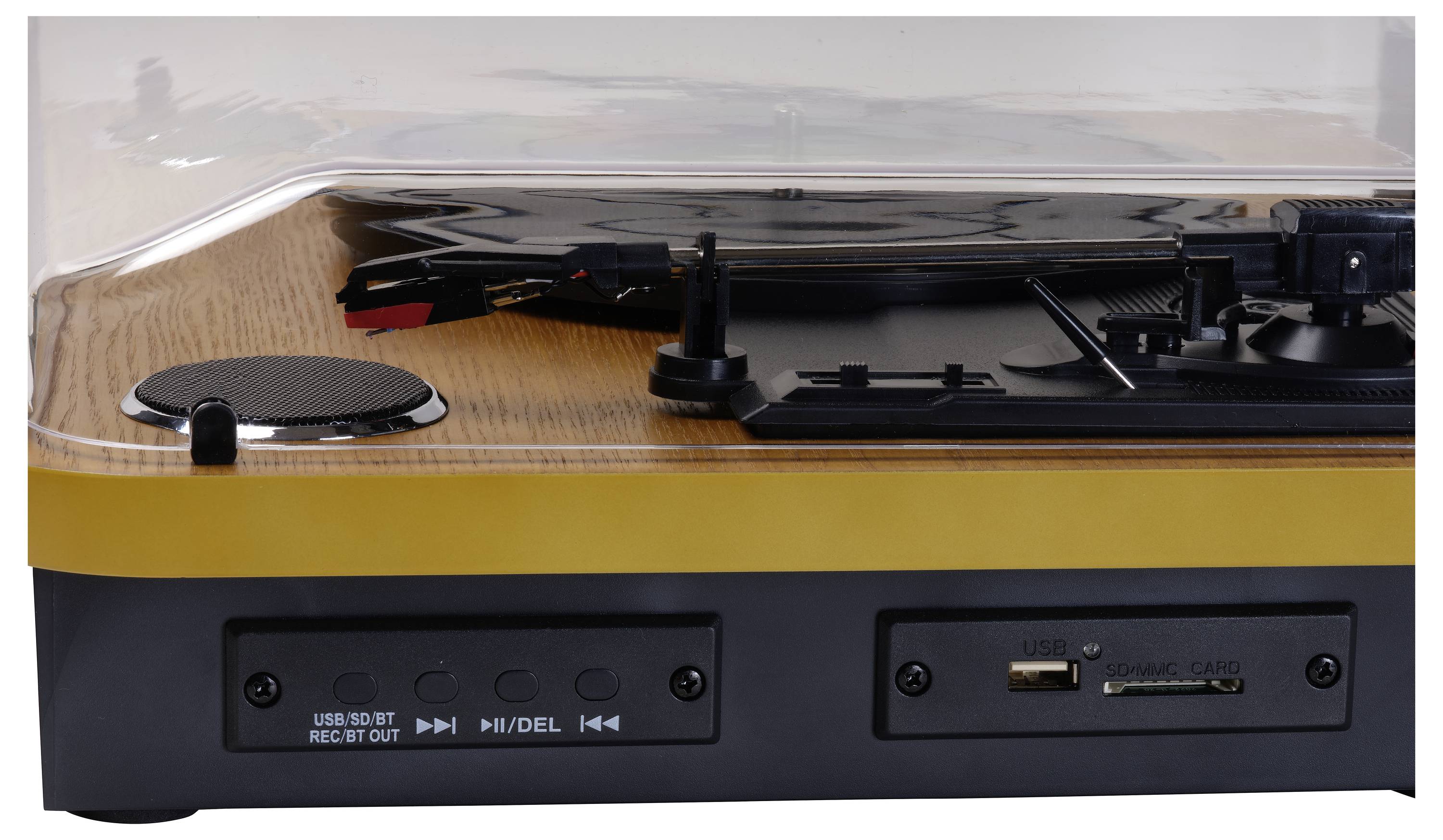 Denver VPL-230LW Plattenspieler Holz, Schwarz