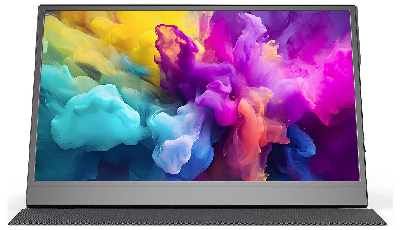 Denver PMO-15604 LED-Monitor EEK B (A - G) 39.6 cm (15.6 Zoll) 16:9 30 ms Mini HDMI™, USB-C®, Kopfhörer (3.5 mm Klinke) IPS LED