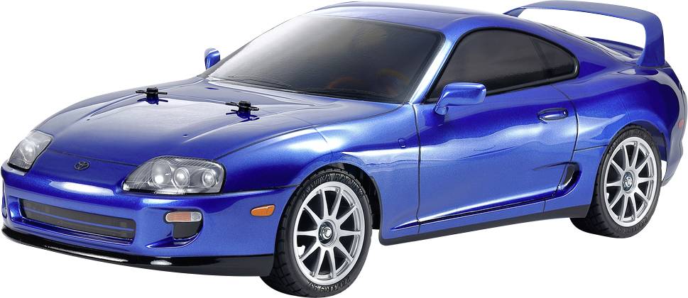 Tamiya RC Toyota Supra (JZA80) BT-01 Blau 1:10 RC Modellauto Elektro Straßenmodell Heckantrieb (2WD) Bausatz 2,4GHz
