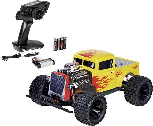 Carson Modellsport Rodstar RTR Mehrfarbig 1:10 RC Modellauto Monstertruck RtR 2,4 GHz mit Lichteffe
