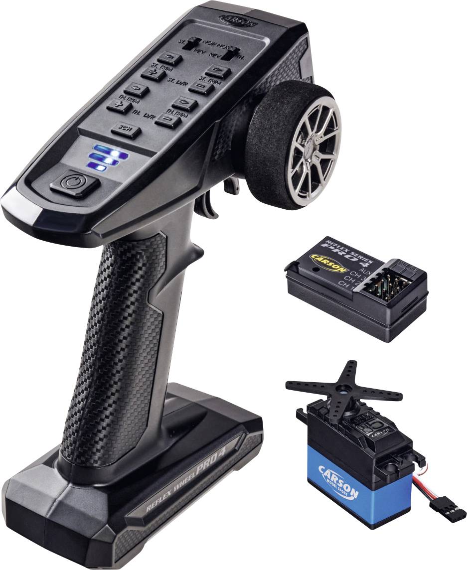 Carson Modellsport FS 3K Reflex Wheel Pro 4 Hand-Fernsteuerung Einsteiger-Set 2,4GHz Anzahl Kanäle: 3