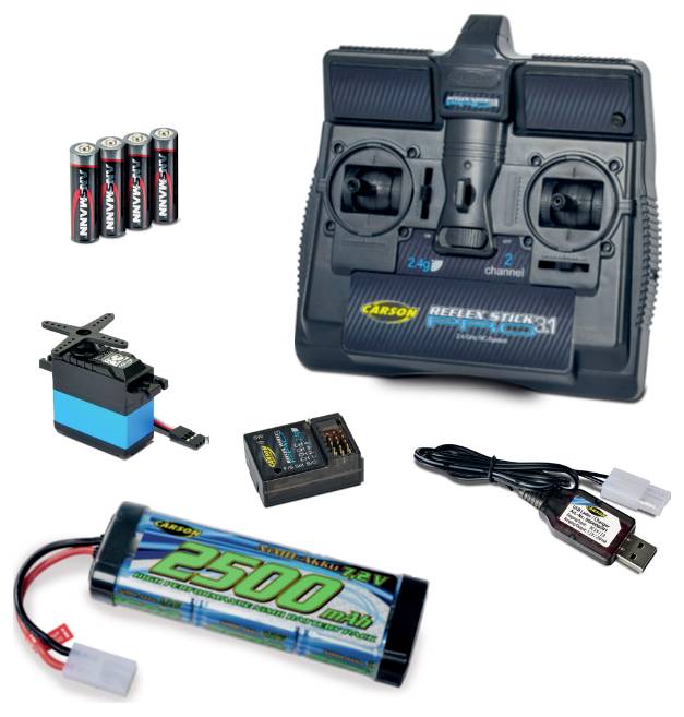 Carson Modellsport UK REFLEX STICK PRO 3.1 Hand-Fernsteuerung 2,4 GHz Anzahl Kanäle: 2