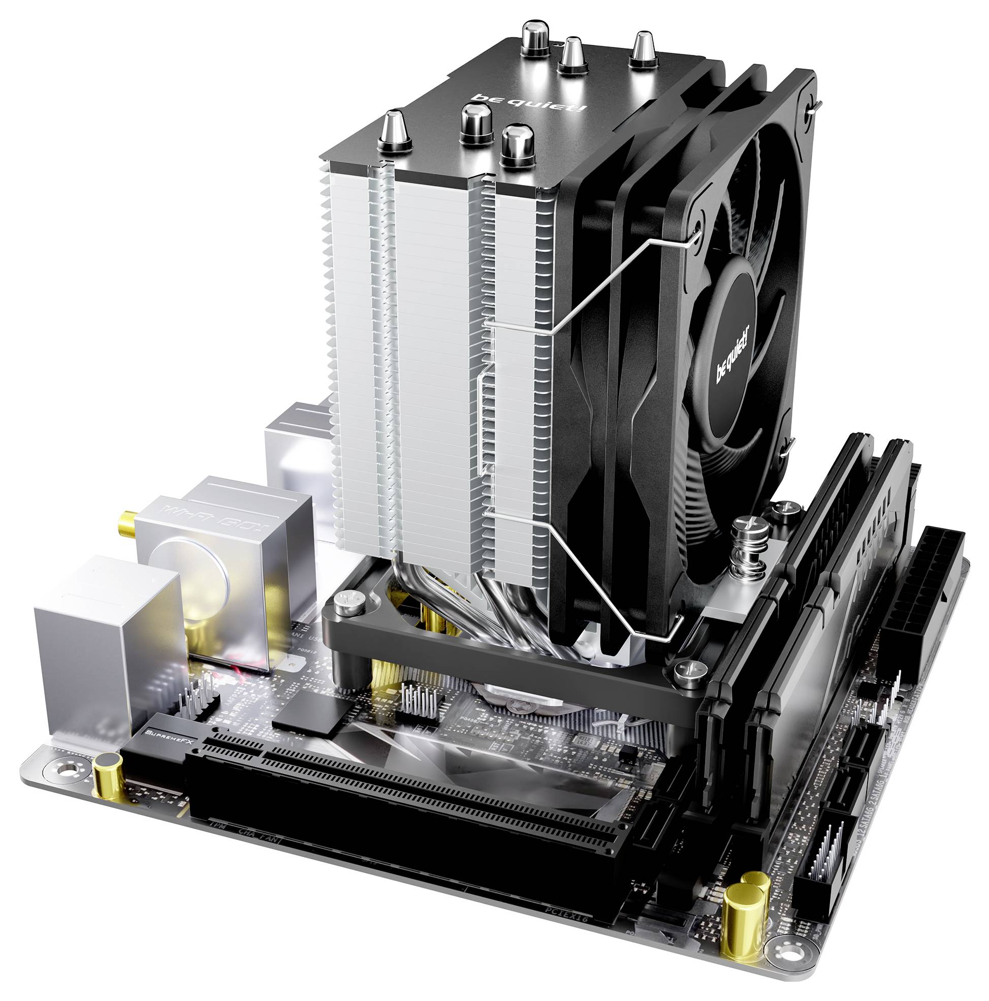 BeQuiet PURE ROCK SLIM 3 CPU-Kühler mit Lüfter AMD® AM4, AMD® AM5