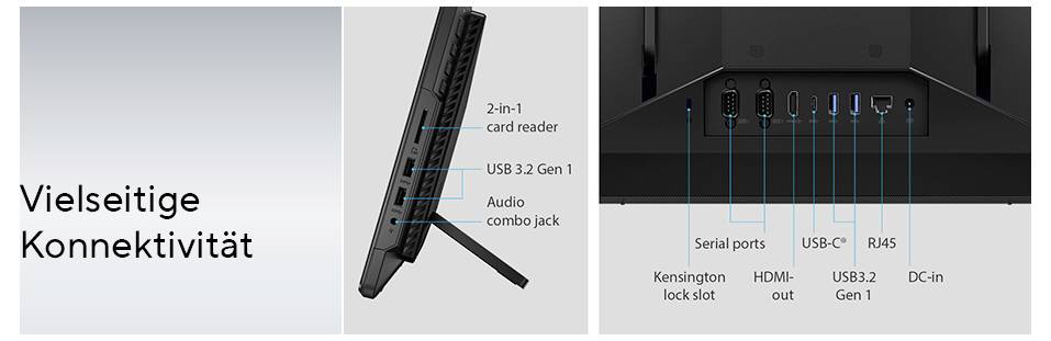 Asus All-in-One PC AiO E16 39.6cm (15.6 Zoll) Full HD Intel® Celeron® N4500 2.8GHz 8GB RAM 256GB SSD Intel UHD Graphics Win 11 Pro