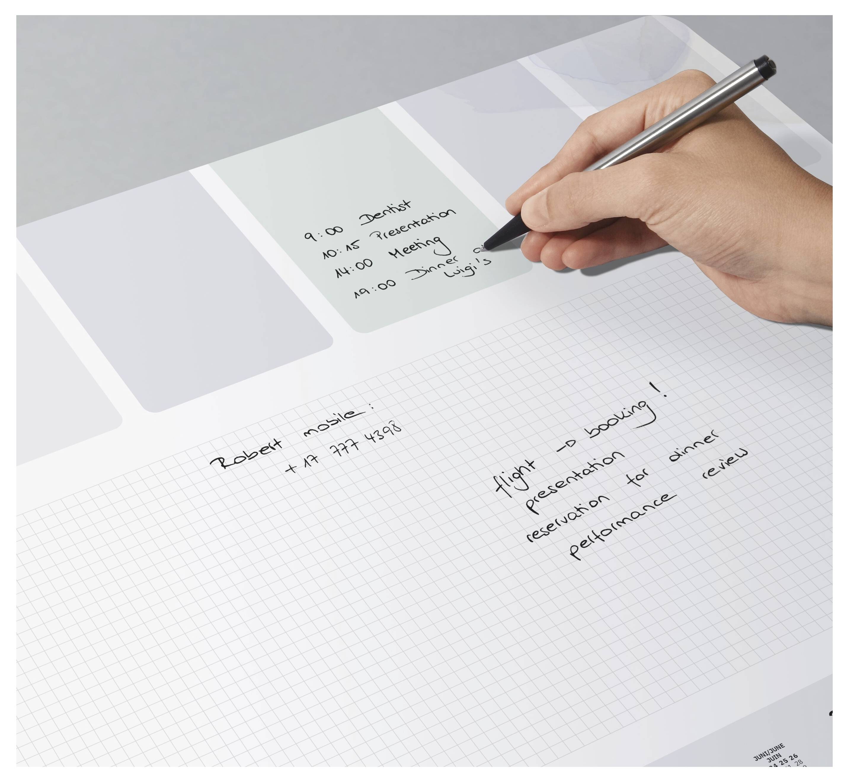 Sigel H6312 Schreibunterlage Weiß, Grau (B x H) 59.50cm x 41cm