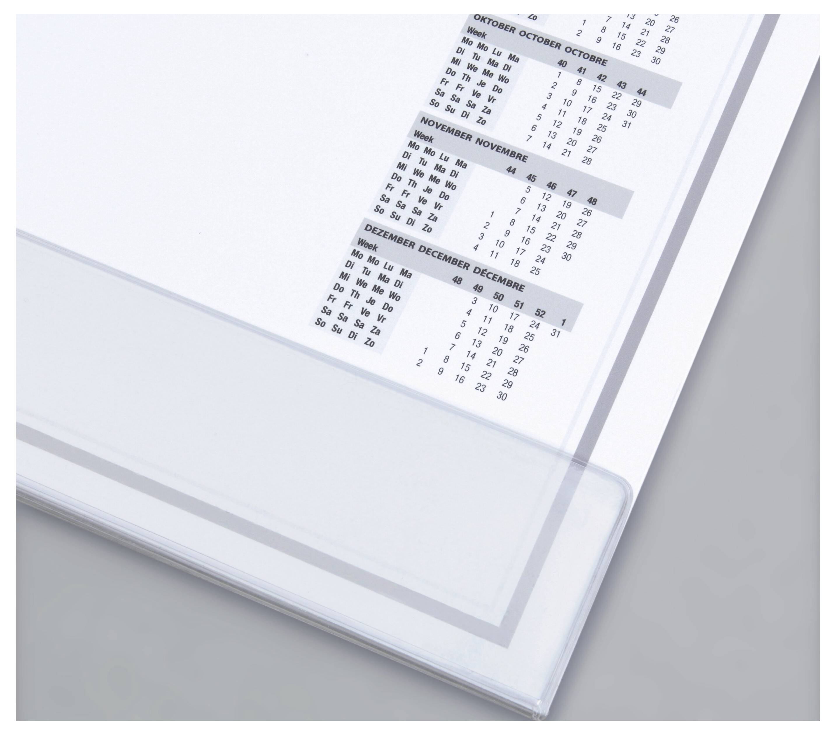 Sigel H6366 Schreibunterlage Papier Wochenplan mit Schutzklappe (B x H) 59.50cm x 41cm 2026, 2027 40 Blatt