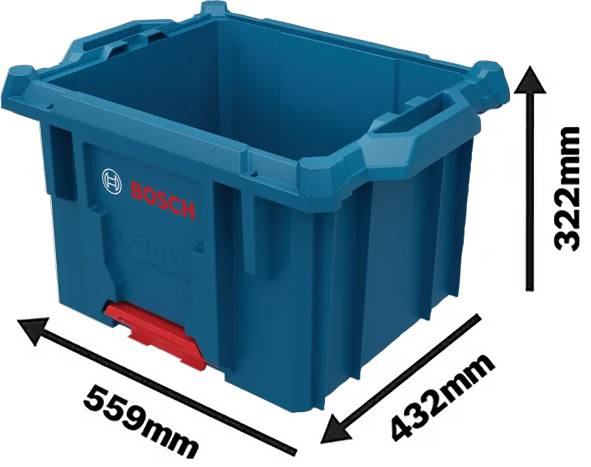 Bosch Professional L-BOXX Contractor Crate Professional 1600A037E2 Tragekasten (L x B x H) 559 x 432 x 322mm