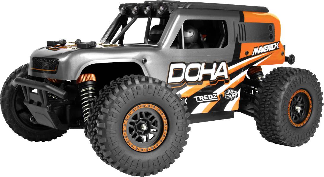 Maverick Doha 1/20 4WD Orange Brushed 1:20 RC Modellauto Elektro Monstertruck Allradantrieb (4WD) RtR 2,4GHz