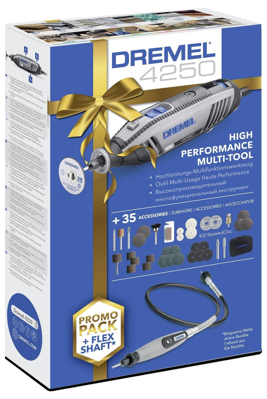 Dremel Weihnachts-Geschenkset 4250-1/35 Sonderedition F.013.425.0KA Multifunktionswerkzeug 175W
