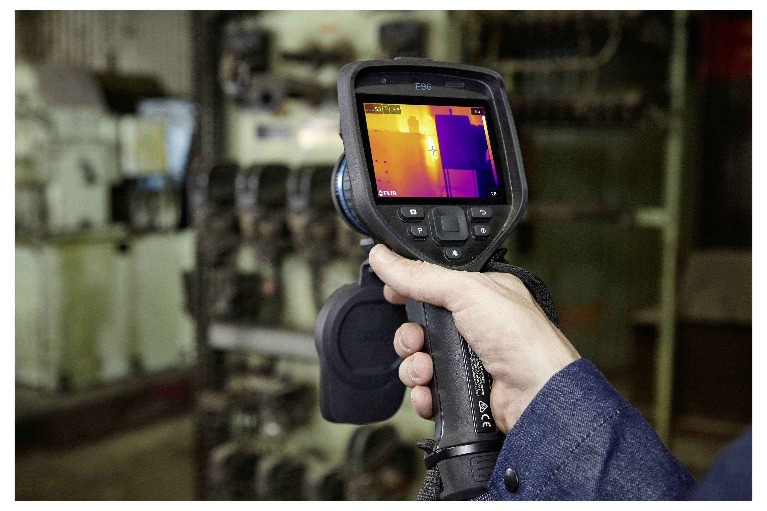 FLIR E96 42° + 14° Wärmebildkamera -20 bis 1500°C 640 x 480 Pixel 30Hz WiFi, MSX®, MeterLink™, Touchscreen
