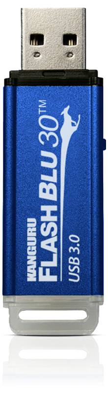 iStorage Kanguru FlashBlu30 32 GB USB-Stick Blau ALK-FB30-32G
