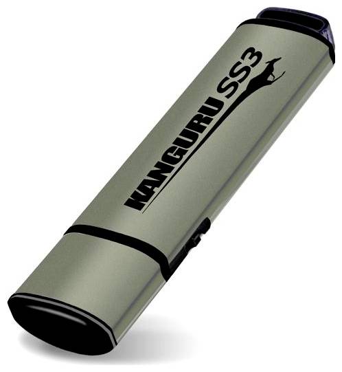 IStorage Kanguru SS3 16GB USB-Stick Aluminium KF3WP-16G