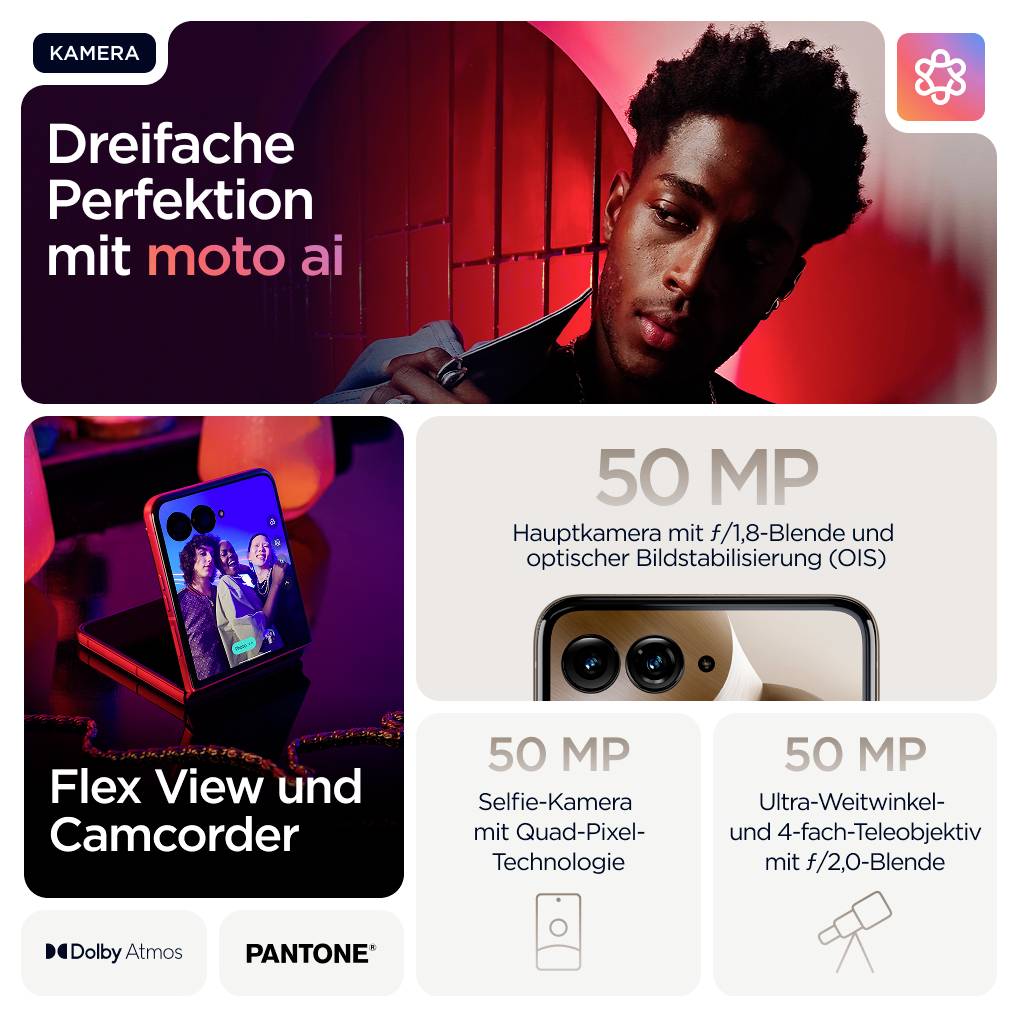 Motorola razr 60 Ultra 256GB EEK A (A - G) 17.7cm (6.96 Zoll) Smartphone