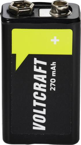 VOLTCRAFT 9 V Block-Akku NiMH 270 mAh 8.4 V Ready to use 1 St.