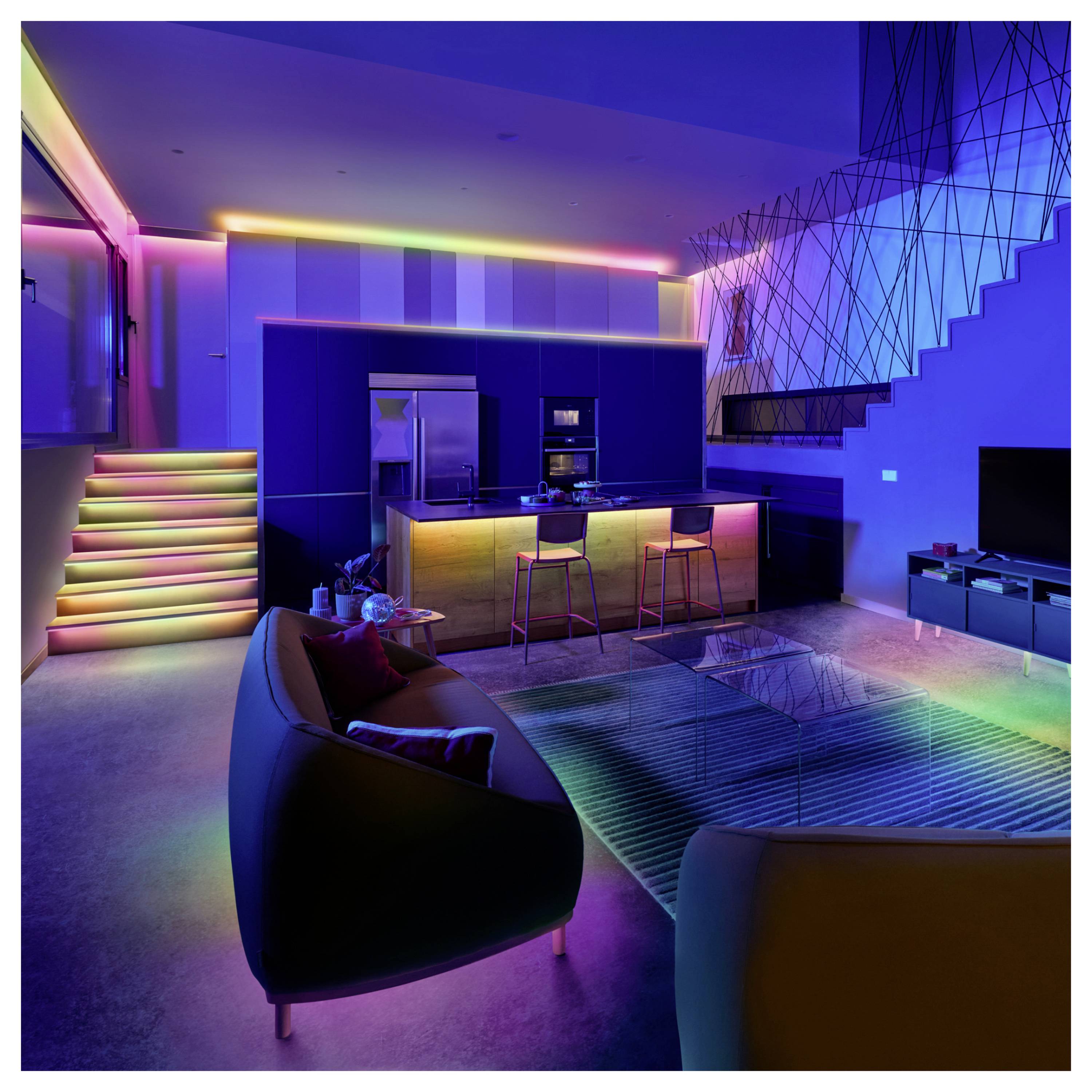 WiZ 8720169077164 LED-Streifen mit Stecker 20 m RGBIC 1 St.