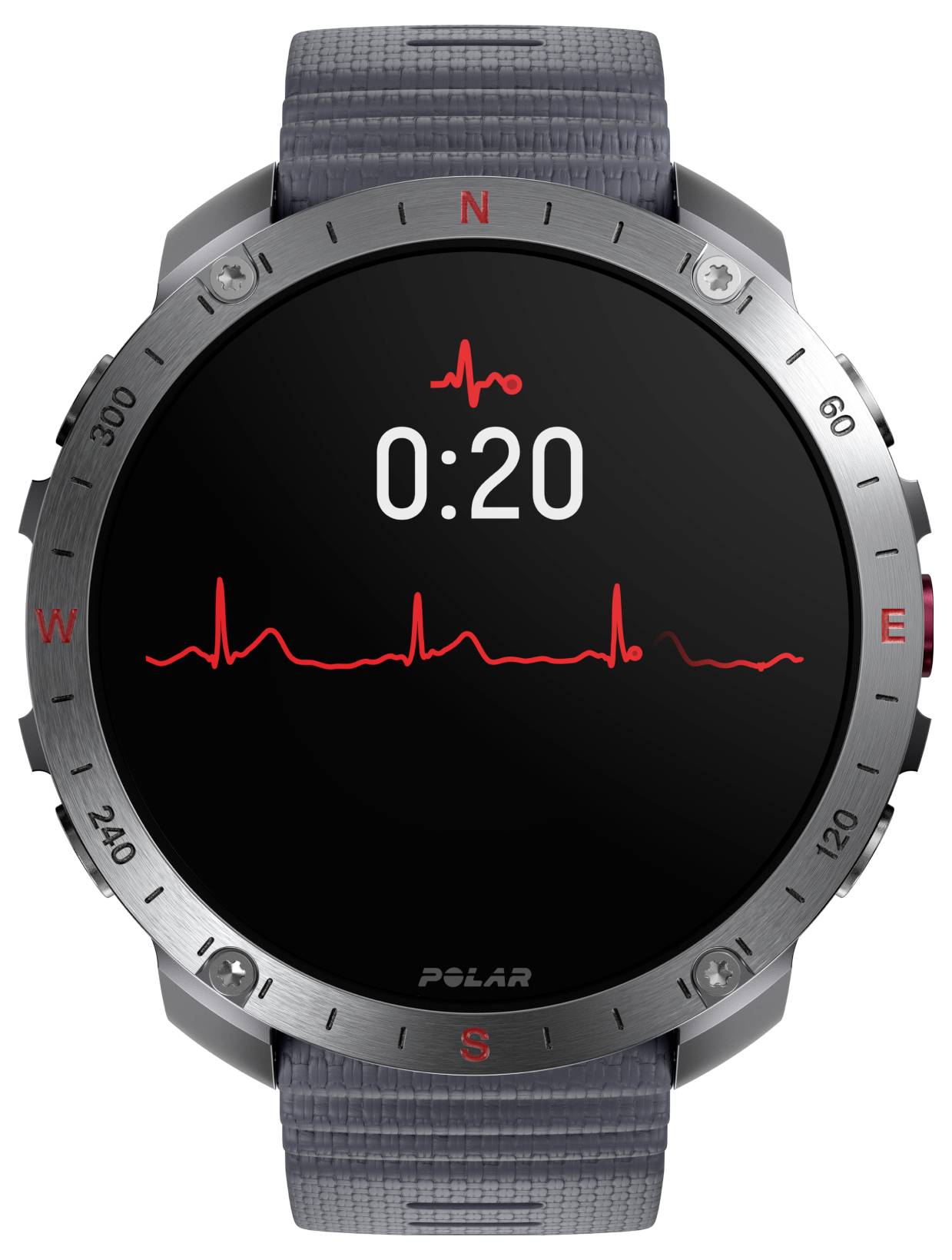 Polar Grit X2 Pro Sportuhr Grau