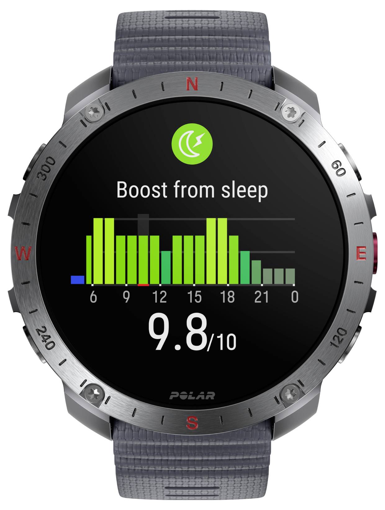 Polar Grit X2 Pro Sportuhr Grau