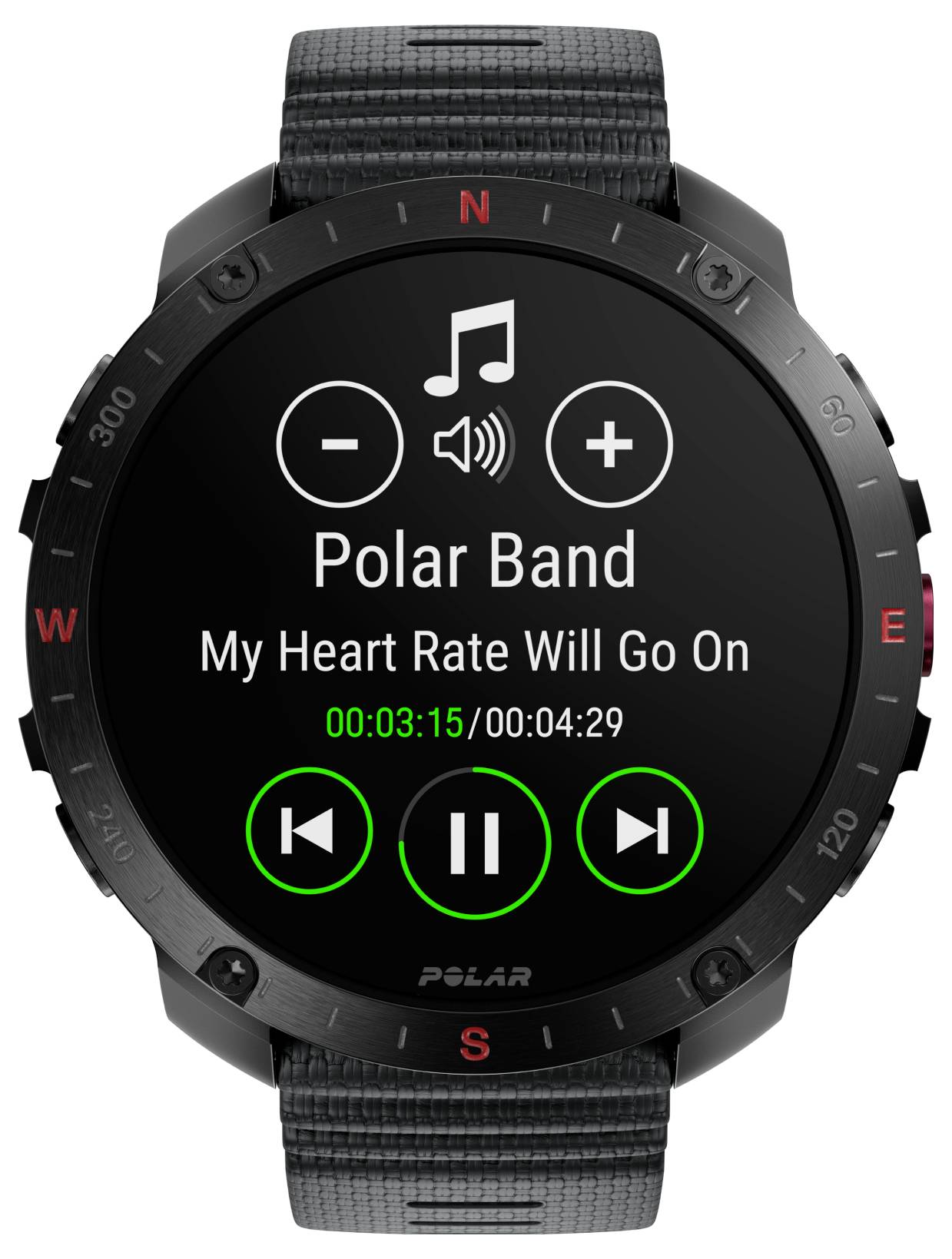 Polar Grit X2 Pro Sportuhr Schwarz