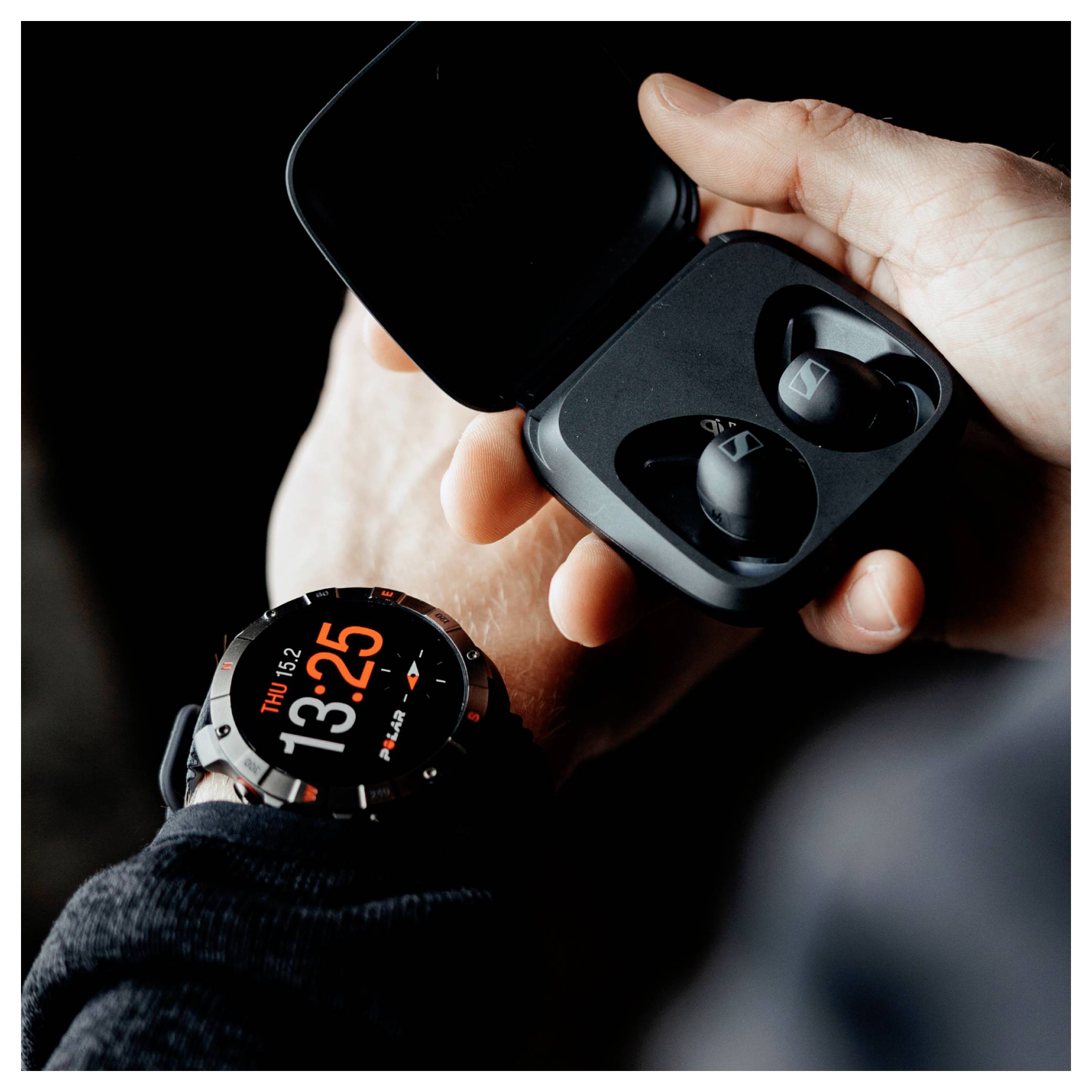 Polar Grit X2 Pro Sportuhr Schwarz