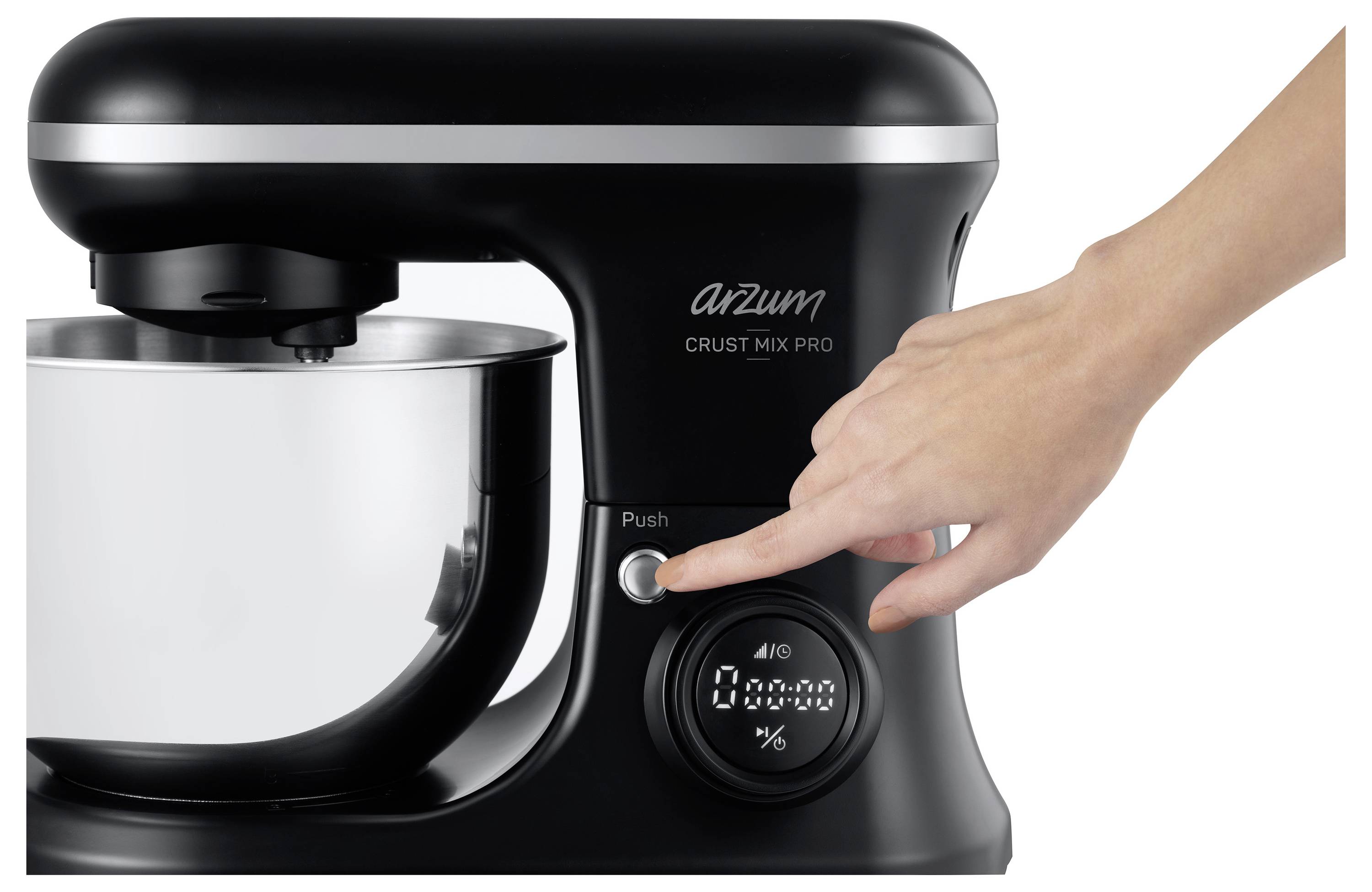 Arzum Crust Mix Pro Küchenmaschine 1200 W Schwarz