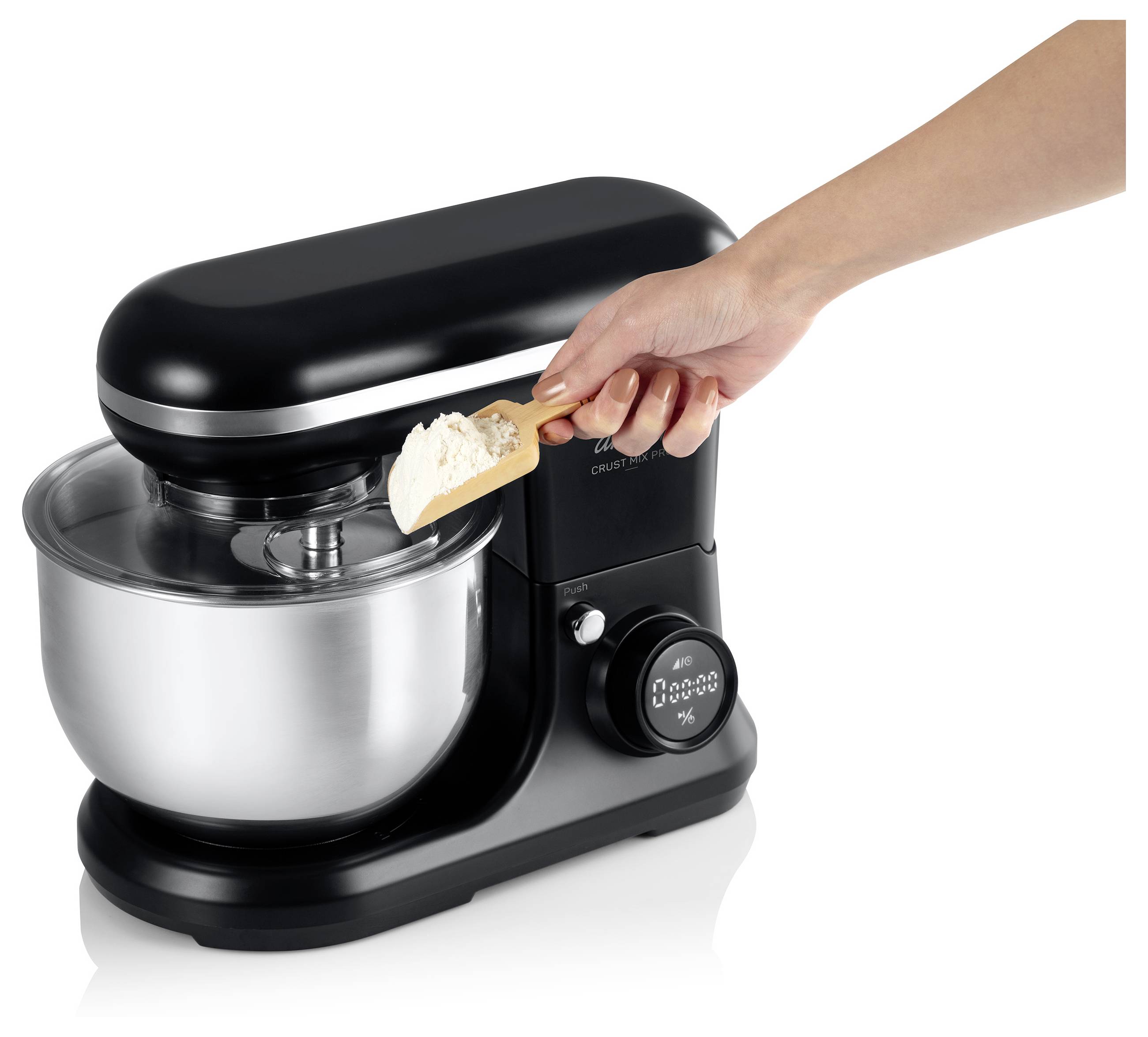 Arzum Crust Mix Pro Küchenmaschine 1200W Schwarz