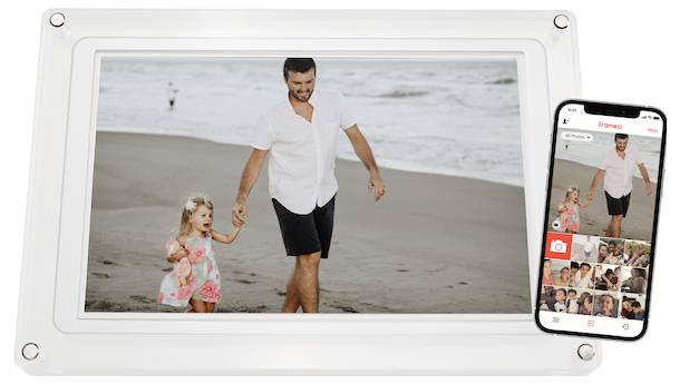 Braun Phototechnik DigiFrame 1020 Digitaler Bilderrahmen 25.7cm 10.1 Zoll EEK: C (A - G) 1280 x 800 Pixel 16GB Weiß