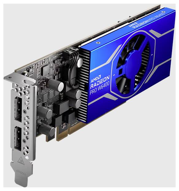 AMD Grafikkarte Radeon Pro W6400 Radeon™ PRO W6400 4GB GDDR6-VRAM PCIe x4 DisplayPort Vulkan