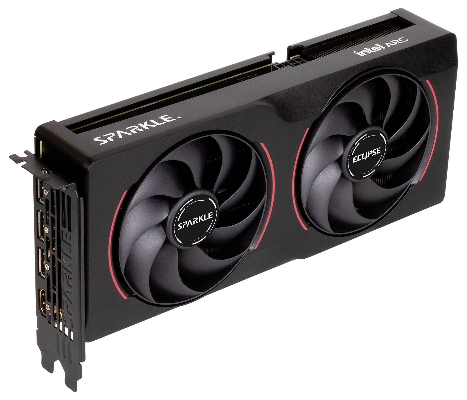 Sparkle Grafikkarte Intel Arc™ B570 Intel® Arc™ B570 Eclipse OC 10GB GDDR6-VRAM PCIe x8 HDMI® 2.1, DisplayPort Vulkan