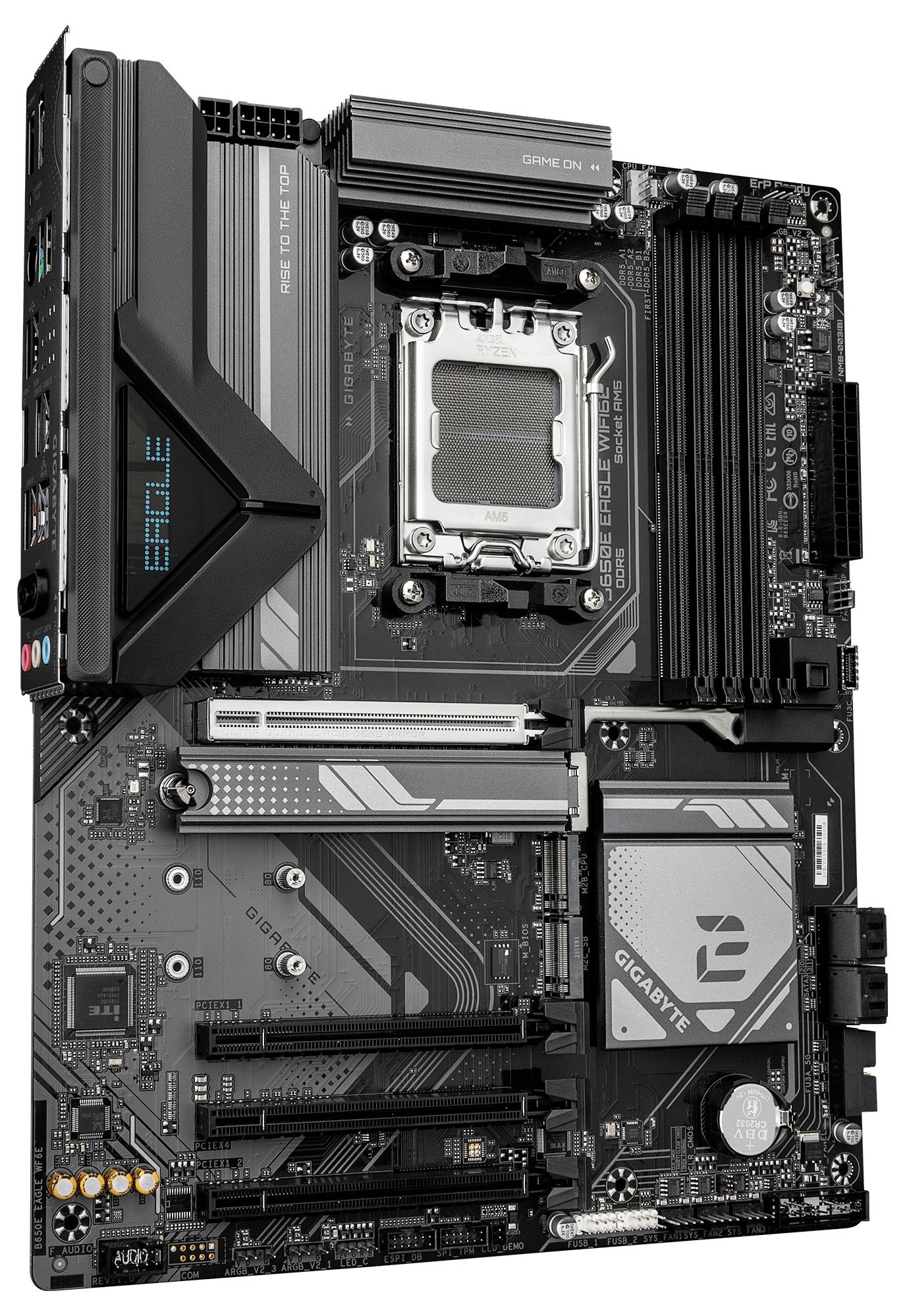 Gigabyte GA-B650E EAGLE WF6E Mainboard Sockel (PC) AMD® AM5 Formfaktor (Details) ATX Mainboard-Chipsatz AMD® B650