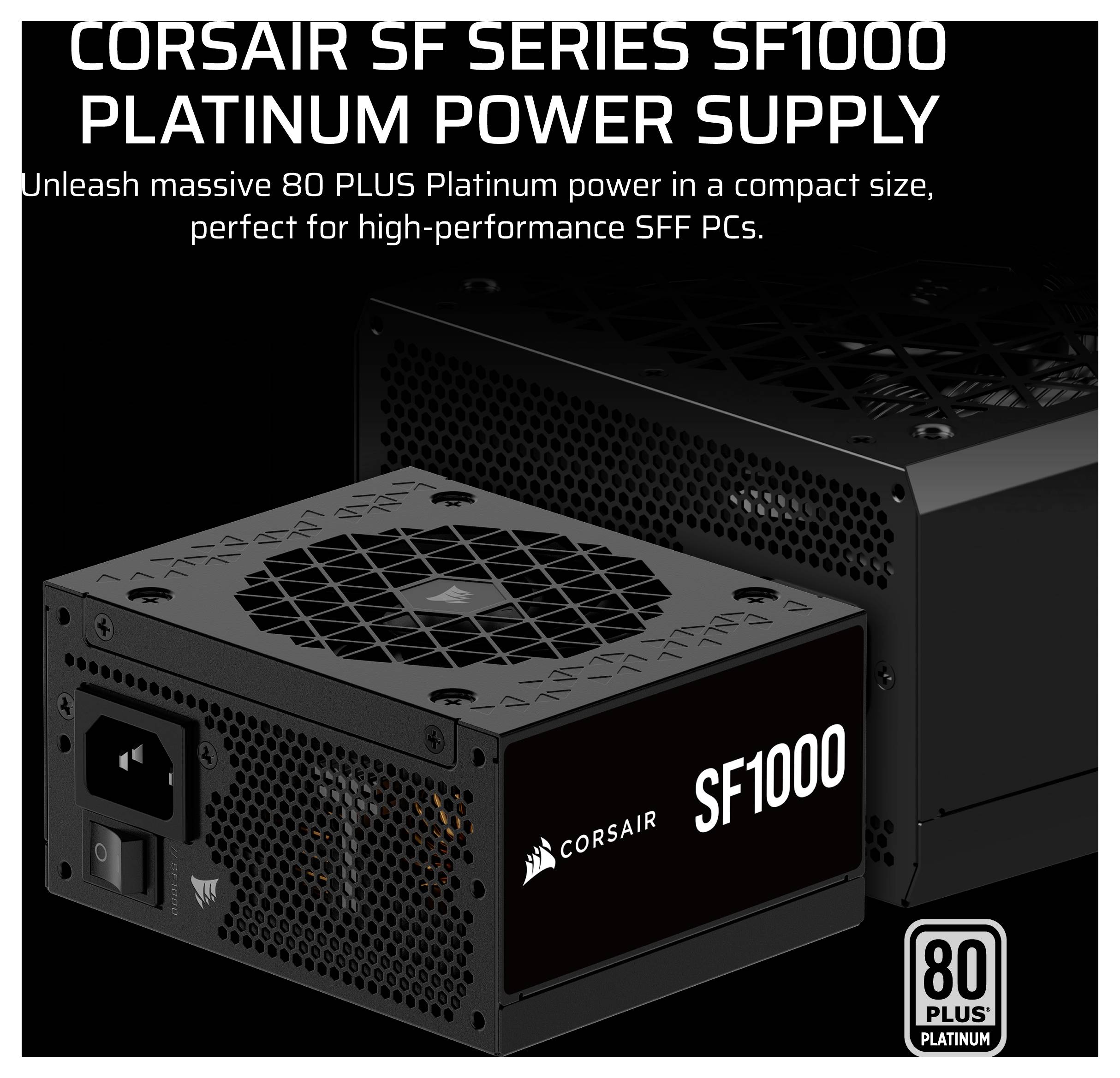 Corsair SF Series SF1000 PC Netzteil 1000W SFX 80PLUS® Platinum