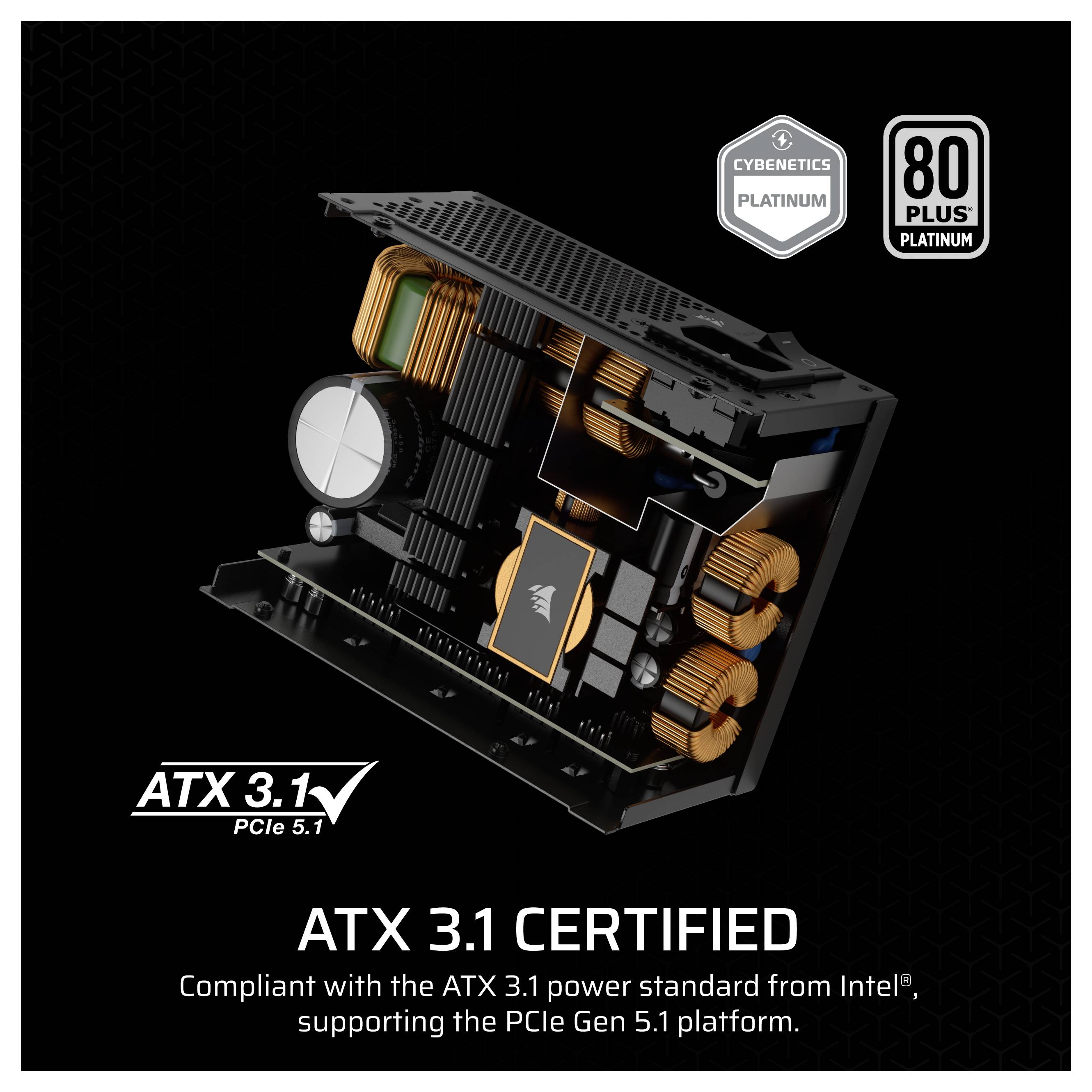 Corsair SF Series SF1000 PC Netzteil 1000W SFX 80PLUS® Platinum